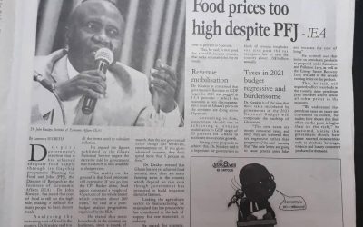 Food Prices Too High Despite PFJ – IEA