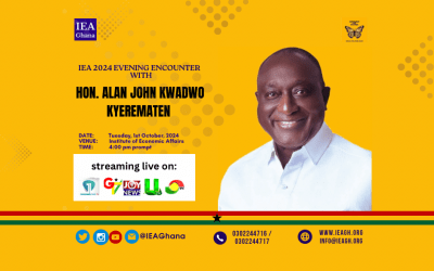 IEA Evening Encounter with Hon. John Alan Kwadwo Kyerematen